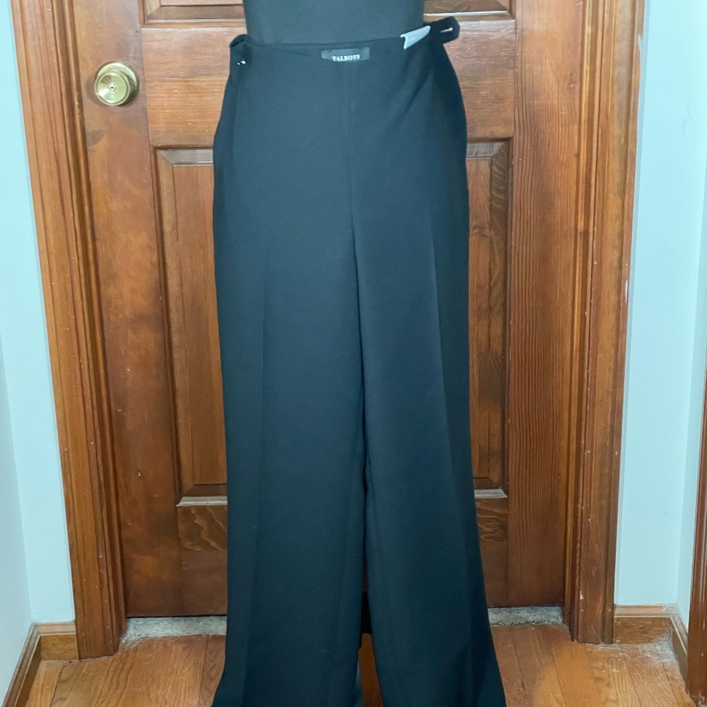 NWT - Talbots Wide Leg Crepe Pants